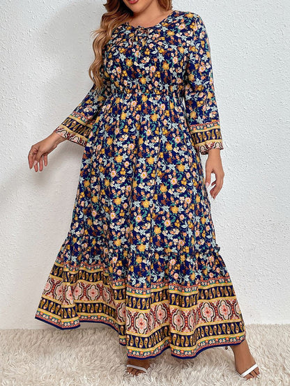 Maxi Dresses - Solid One-Shoulder Tie-Up Slim Dress - MsDressly