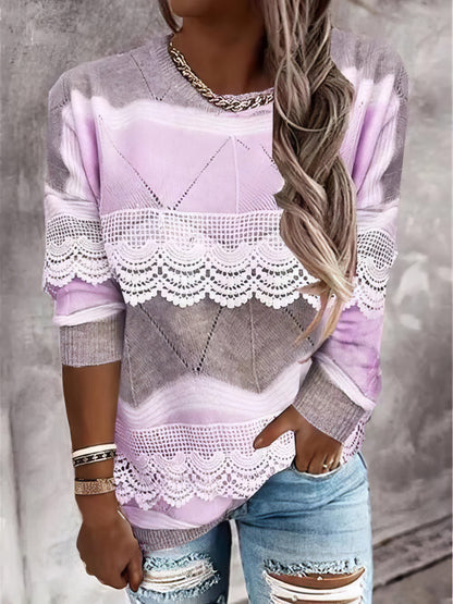Elevate your Casual Style with Long-Sleeve Round Neck Pullover T-Shirts