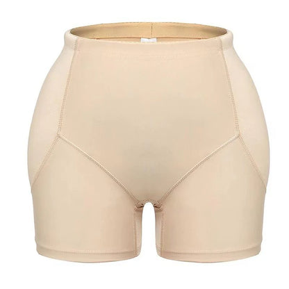 Women's Black Apricot Solid / Plain Color Elastic Waist Hip Lift Up Going out Undergarments Skinny M