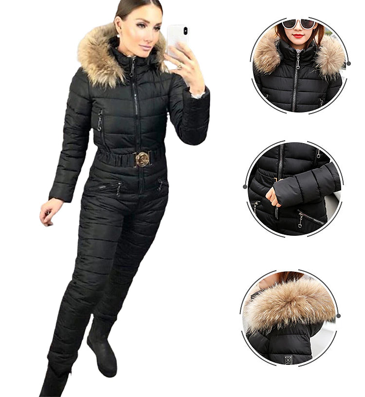 ski suit women one piece ski jumpsuit breathable snowboard jacket skiing pant sets bodysuits outdoor snow suit