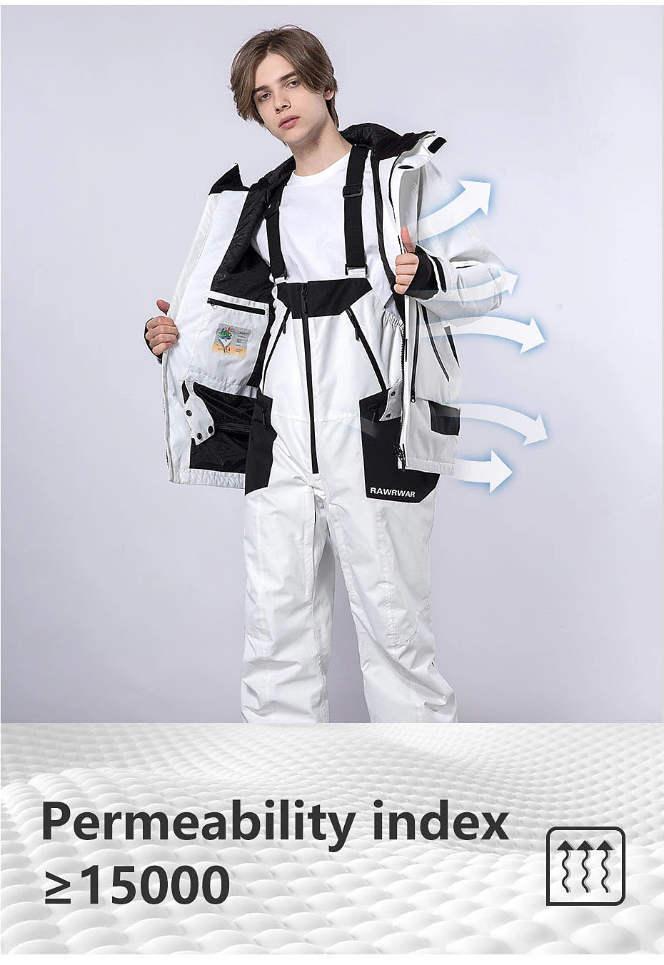 Men's Women's Ski Jacket Outdoor Winter Thermal Warm Waterproof Windproof Breathable Jacket for Snowboarding Ski Winter Sports