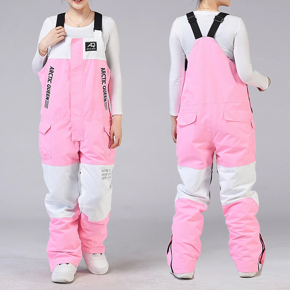 ARCTIC QUEEN Men's Women's Ski / Snow Pants Outdoor Winter Thermal Warm Waterproof Windproof Breathable Bib Pants Bottoms for Skiing Camping / Hiking Ski Winter Sports