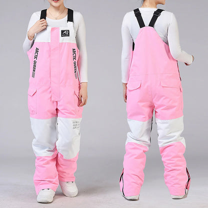 ARCTIC QUEEN Men's Women's Ski / Snow Pants Outdoor Winter Thermal Warm Waterproof Windproof Breathable Bib Pants Bottoms for Skiing Camping / Hiking Ski Winter Sports