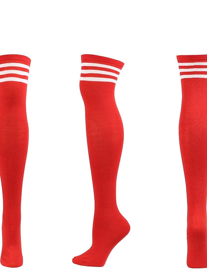 Women's Knee High Socks Party Daily Polyester Spandex Casual Classic Warm Cute 1 Pair - LuckyFash™