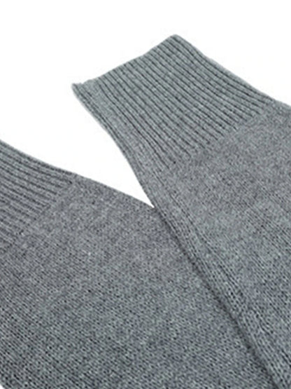 Women's Cardigan Sweater Hooded Ribbed Knit Alpaca Wool Button Fall Winter Regular Outdoor Daily Going out Stylish Casual Soft Long Sleeve Solid Color Black White Gray S M L