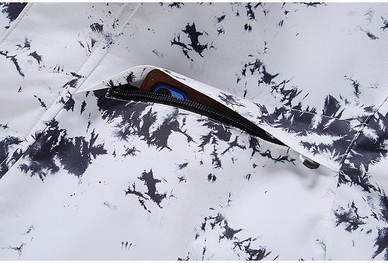 Men's Women's Hoodie Jacket Ski Jacket Outdoor Winter Thermal Warm Waterproof Windproof Breathable Detachable Hood Windbreaker Winter Jacket for Skiing Camping / Hiking Snowboarding Ski