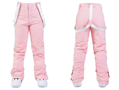 ski suit suit ladies winter outdoor windproof and splashproof warm thickened single-board double-board ski pants new