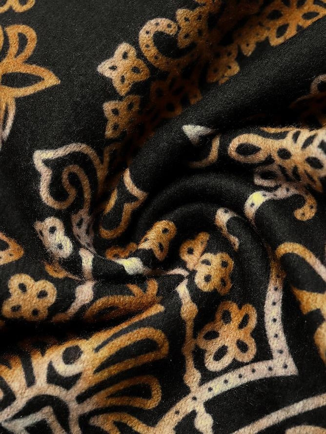 Women's Capri shorts Polyester Graphic Black Casual Ankle-Length Casual Daily