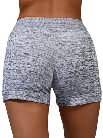 Base Elastic Shorts Yoga Pants Leisure Sports Waist Elastic Fitness Pants - LuckyFash™