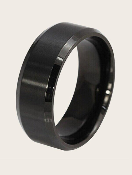 Frosted Titanium Steel Ring - LuckyFash™