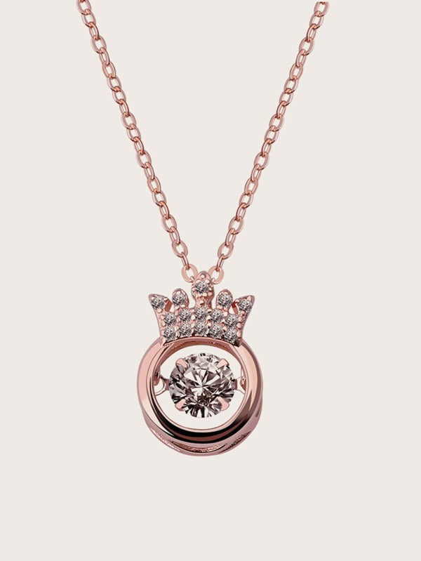 1pc Rhinestone Decor Pendant Necklace - LuckyFash™