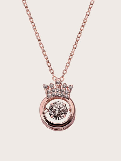 1pc Rhinestone Decor Pendant Necklace - LuckyFash™