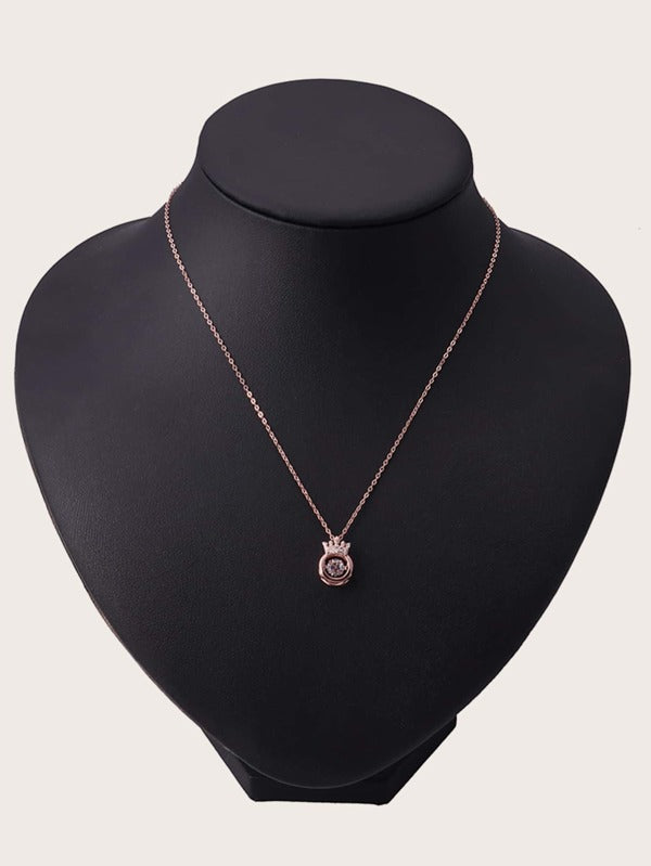 1pc Rhinestone Decor Pendant Necklace - LuckyFash™