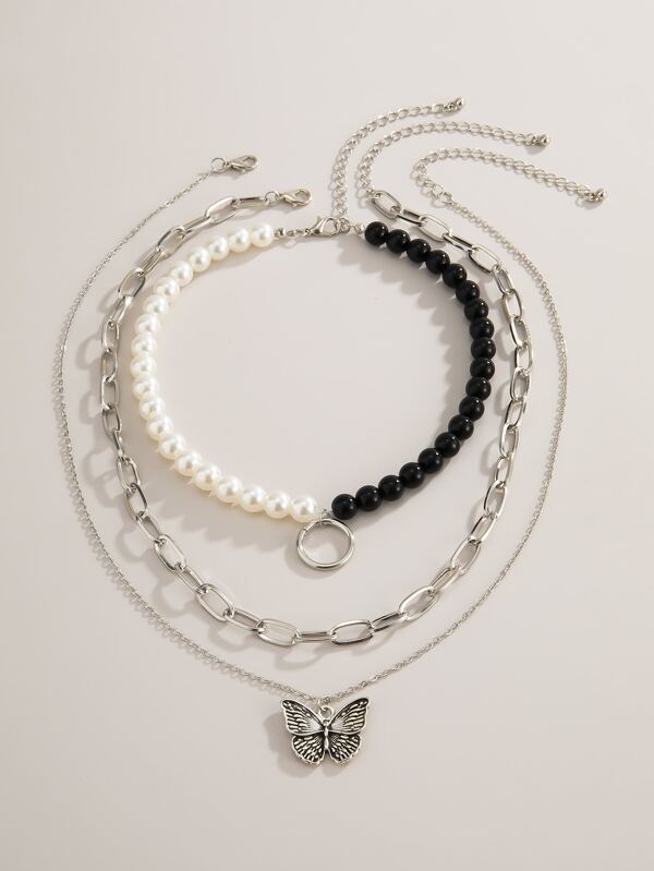 3pcs Butterfly Charm Necklace - LuckyFash™