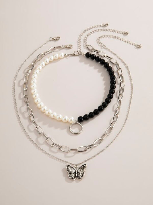 3pcs Butterfly Charm Necklace - LuckyFash™