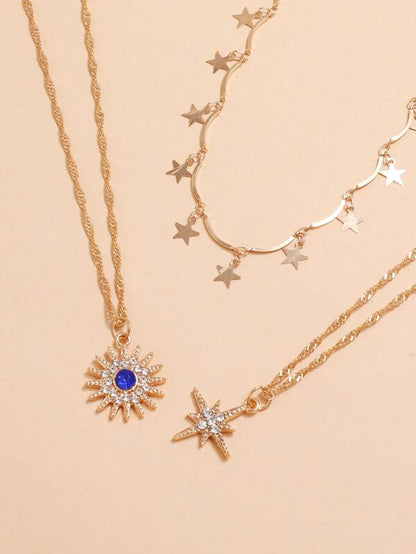 3pcs Star Decor Necklace - LuckyFash™