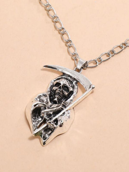 Metal Skull Pendant Necklace - LuckyFash™