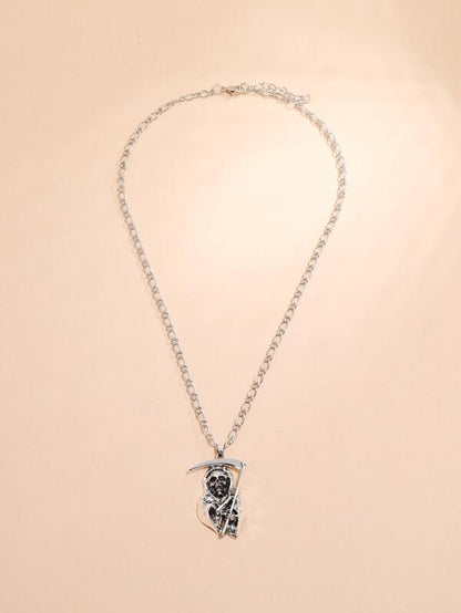 Metal Skull Pendant Necklace - LuckyFash™