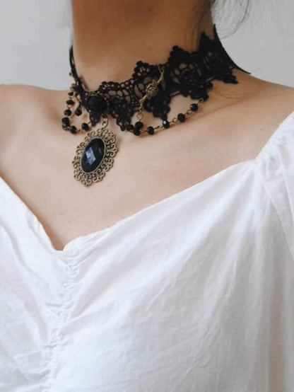 Gemstone Decor Necklace - LuckyFash™