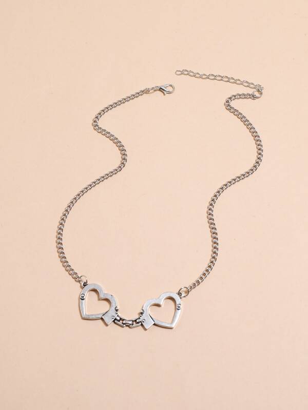 Heart Shaped Handcuffs Decor Necklace - LuckyFash™