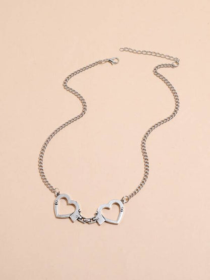 Heart Shaped Handcuffs Decor Necklace - LuckyFash™
