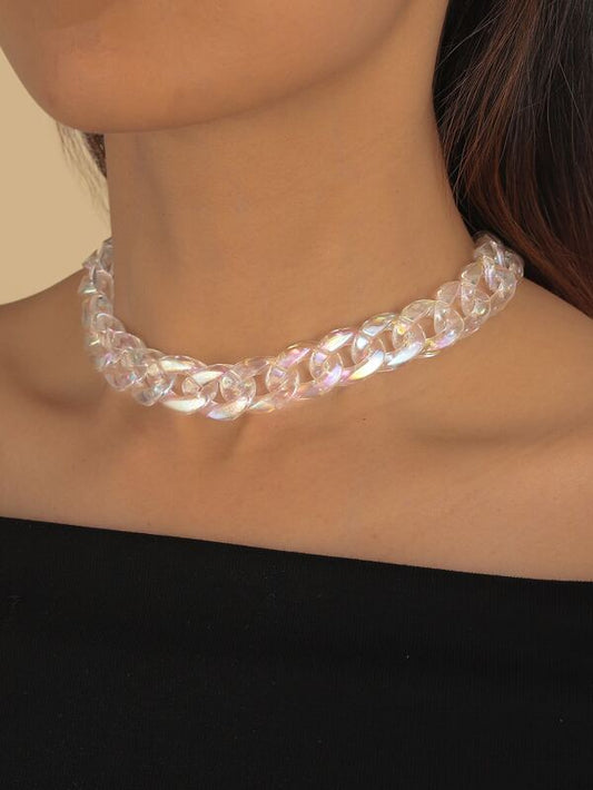 Clear Chain Necklace - LuckyFash™
