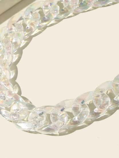 Clear Chain Necklace - LuckyFash™