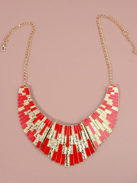 Color Block Metal Necklace - LuckyFash™