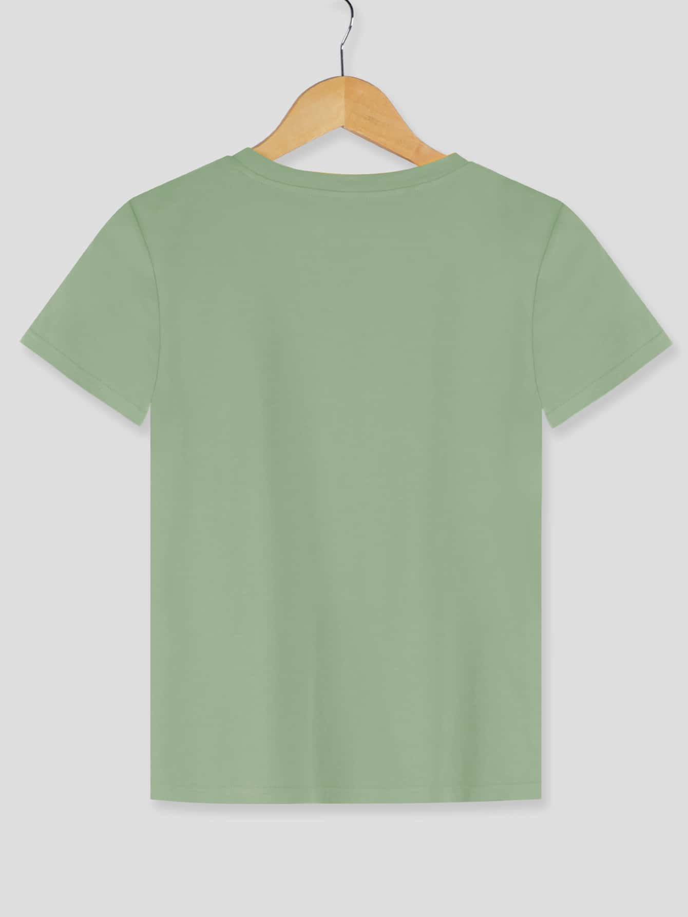 Heart & Slogan Graphic Round Neck Tee - LuckyFash™