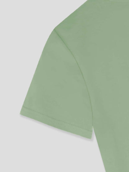 Heart & Slogan Graphic Round Neck Tee - LuckyFash™