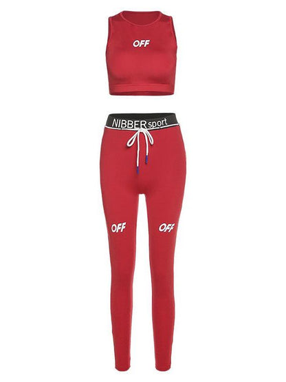 Lady's Tight Printed Sport Suit - LuckyFash™