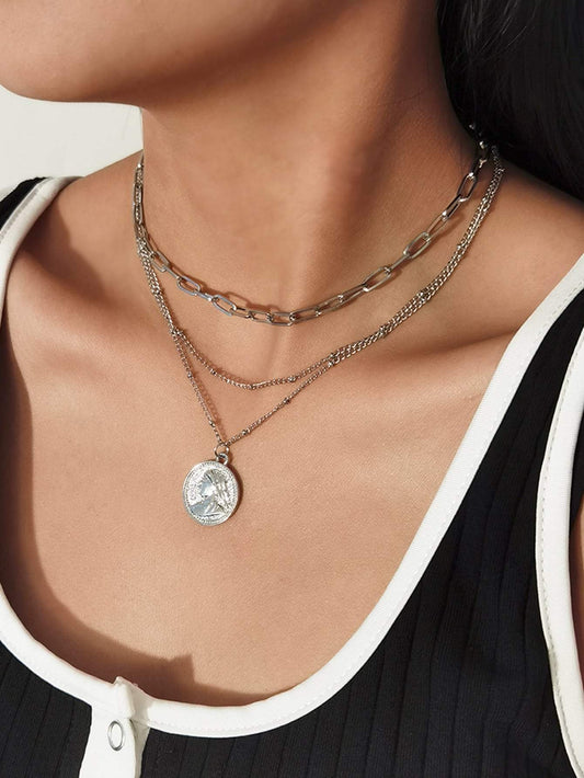 3pcs Coin Charm Necklace - LuckyFash™