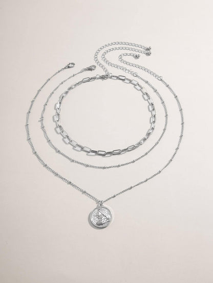3pcs Coin Charm Necklace - LuckyFash™