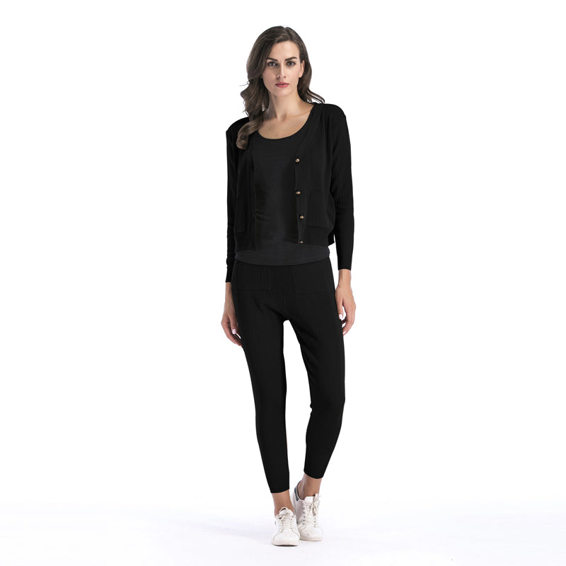 Women's knitted Cardigan suit - LuckyFash™