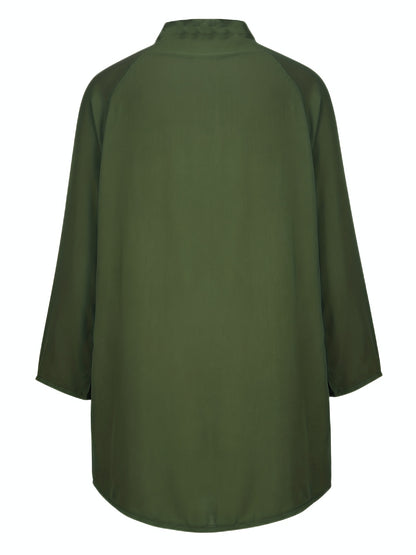 Long Sleeve Shirt Dress, Button Up Casual Dress, Women's Clothing