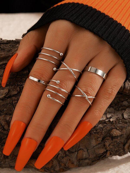 6pcs Cross Decor Ring - LuckyFash™