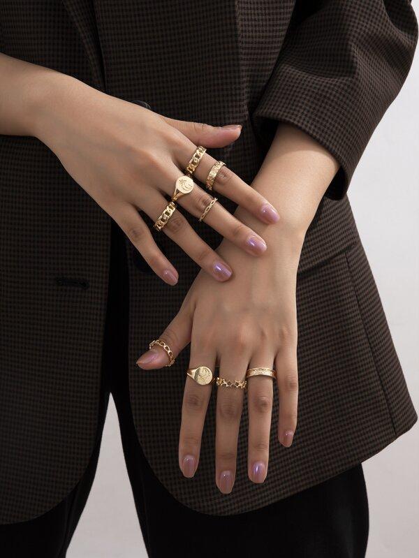 9pcs Star Decor Ring - LuckyFash™