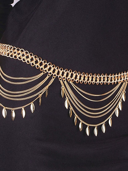 Women's body chain Contemporary Street Pure Color Headwear - LuckyFash™