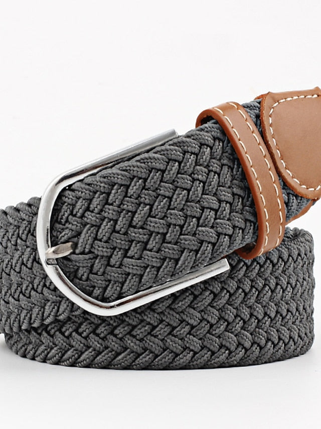 Women's Belt Canvas leather Black And White Blue and White Blue white red Black rice coffee Black Waist Belt Street Casual Color Block / Spring / Summer / Winter - LuckyFash™