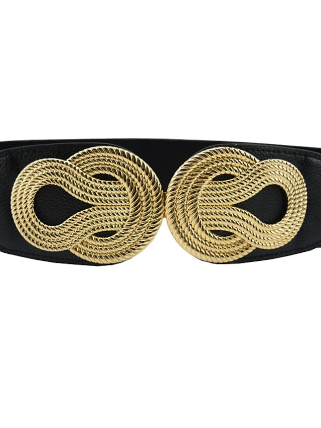 Women's Buckle Party Wedding Street Dailywear Camel Black Belt Pure Color Red Fall Winter Spring Summer - LuckyFash™