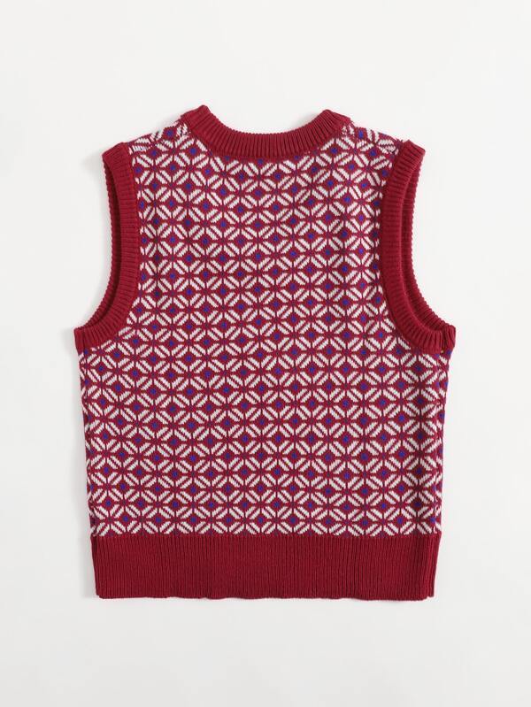 Argyle Pattern Sweater Vest - LuckyFash™