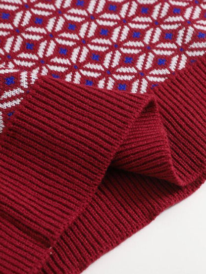 Argyle Pattern Sweater Vest - LuckyFash™