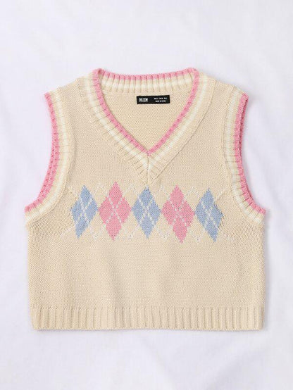 Argyle Pattern Sweater Vests - LuckyFash™