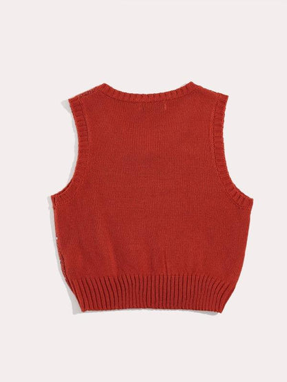 Argyle Pattern Sweater Vest - LuckyFash™