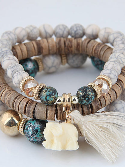 Women's Bracelets Textured Street Multicolor Bracelets & Bangles - LuckyFash™