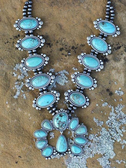 Authentic Turquoise Stone - Orion Necklace - LuckyFash™