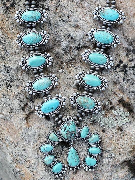 Authentic Turquoise Stone - Orion Necklace - LuckyFash™