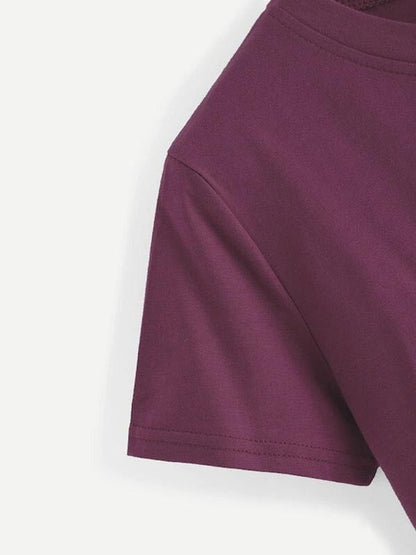 Avocado & Letter Graphic Tee - LuckyFash™