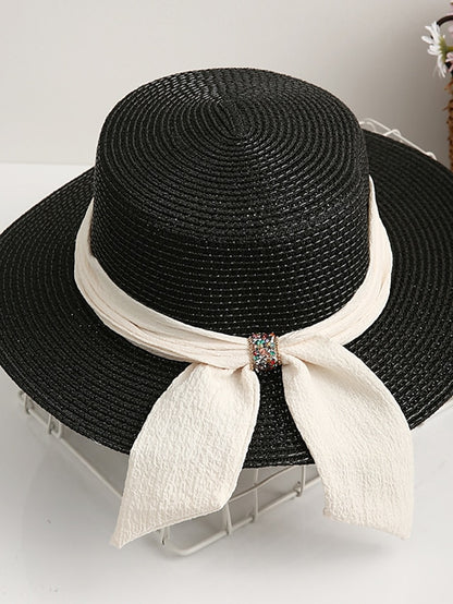 Women's Sun Hat Straw Hat Holiday Straw Vacation Casual Nordic Style Breathability Outdoor Comfortable 1 pcs - LuckyFash™