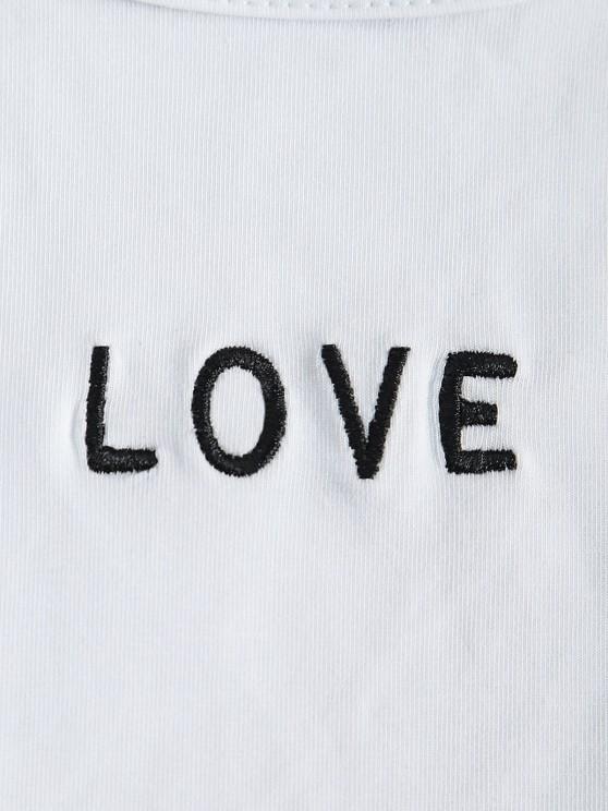 Basic Embroidered Cropped Cami Top - LuckyFash™